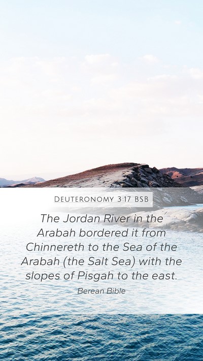 Deuteronomy 3:17 BSB Bible Verse Image