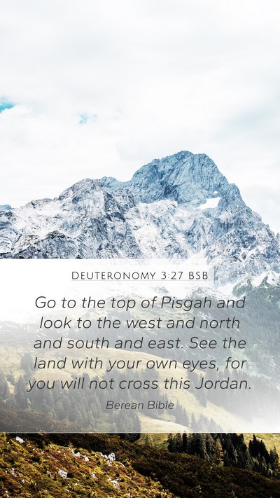 Deuteronomy 3:27 BSB Bible Verse Image
