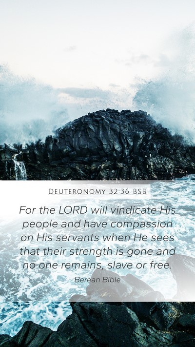 Deuteronomy 32:36 BSB Bible Verse Image
