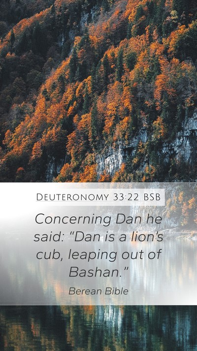 Deuteronomy 33:22 BSB Bible Verse Image