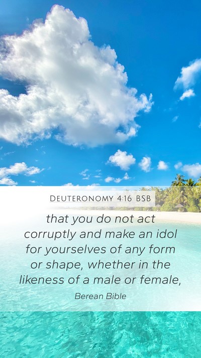 Deuteronomy 4:16 BSB Bible Verse Image