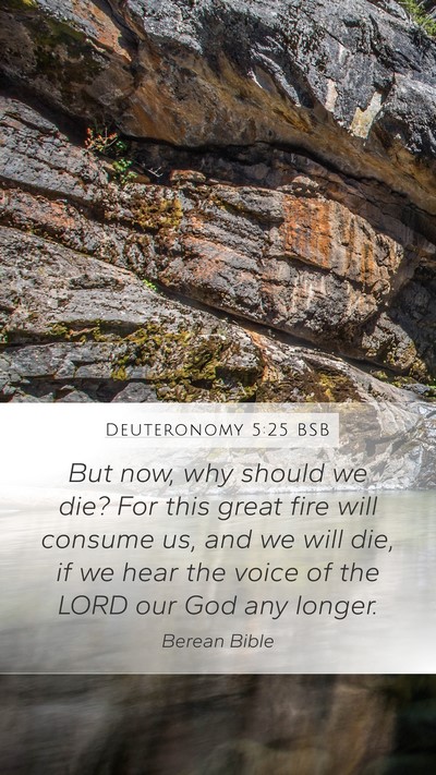 Deuteronomy 5:25 BSB Bible Verse Image