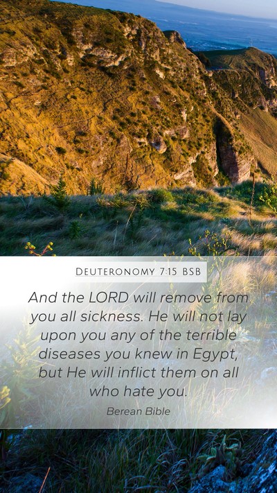 Deuteronomy 7:15 BSB Bible Verse Image