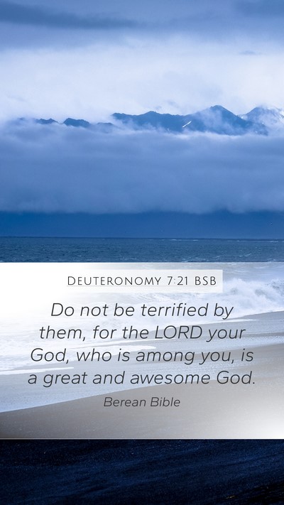 Deuteronomy 7:21 BSB Bible Verse Image