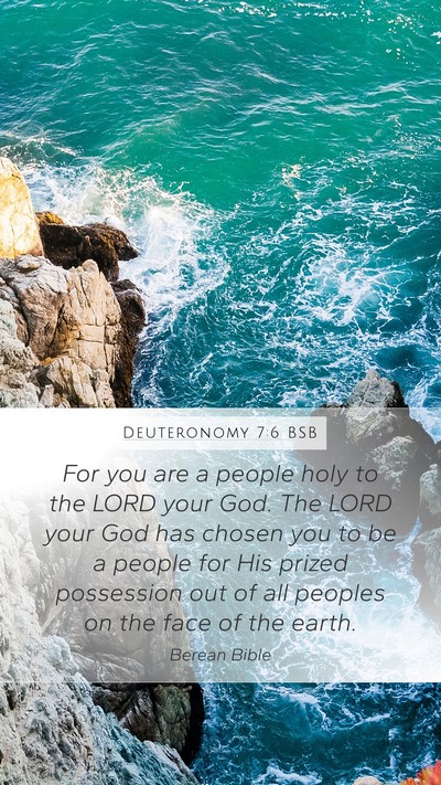 Deuteronomy 7:6 BSB Bible Verse Image