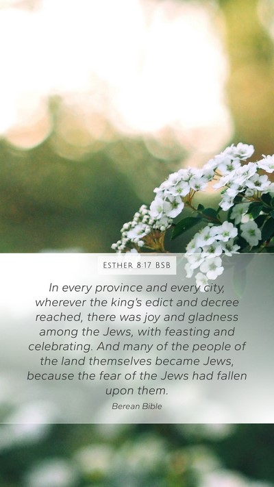 Esther 8:17 BSB Bible Verse Image