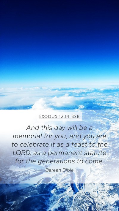 Exodus 12:14 BSB Bible Verse Image