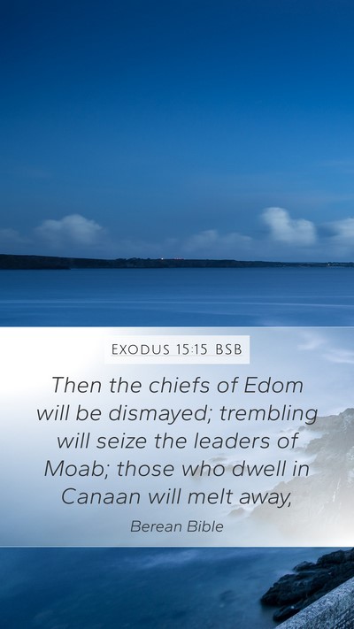 Exodus 15:15 BSB Bible Verse Image