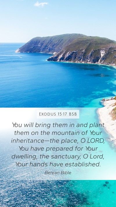 Exodus 15:17 BSB Bible Verse Image