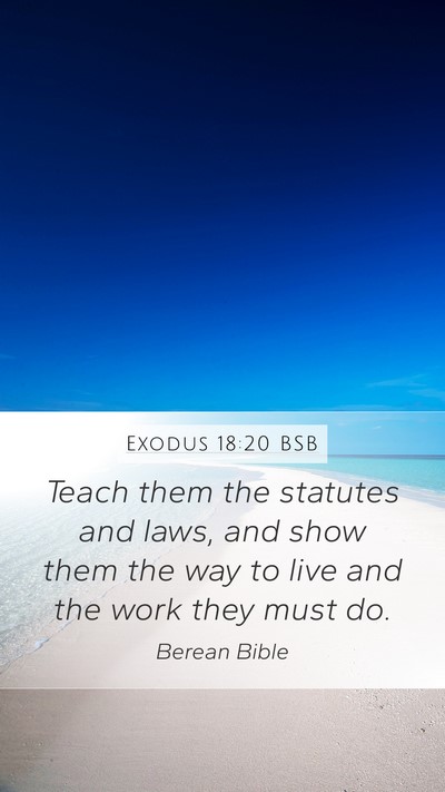 Exodus 18:20 BSB Bible Verse Image