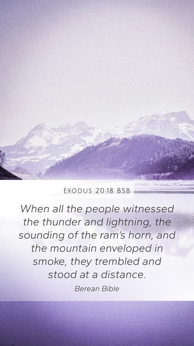 Exodus 20:18 BSB Bible Verse Image