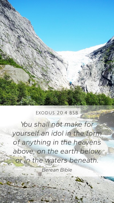 Exodus 20:4 BSB Bible Verse Image