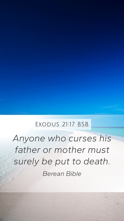 Exodus 21:17 BSB Bible Verse Image