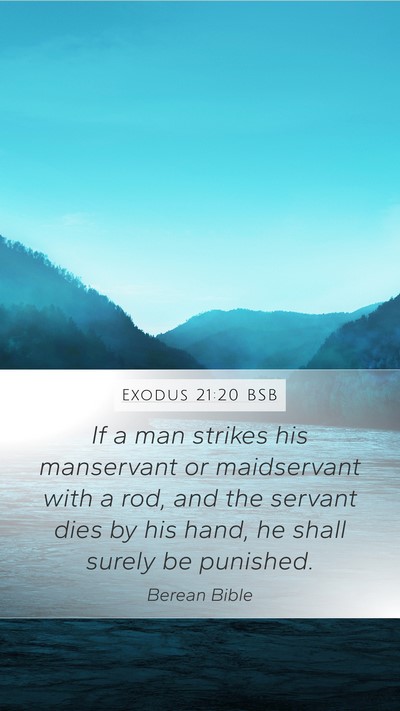 Exodus 21:20 BSB Bible Verse Image