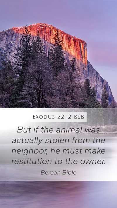 Exodus 22:12 BSB Bible Verse Image