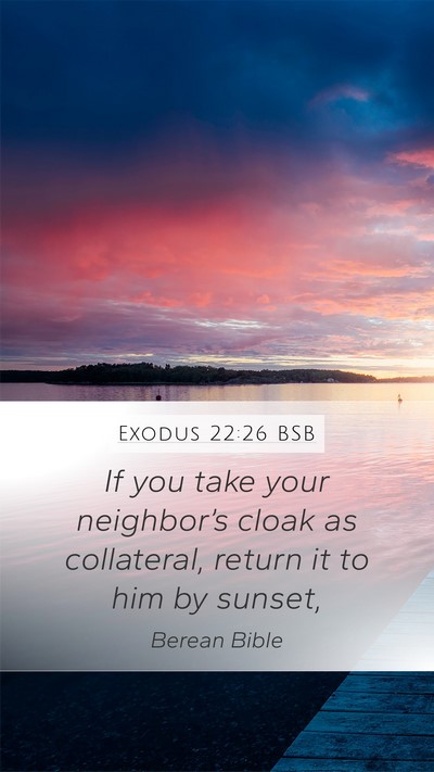 Exodus 22:26 BSB Bible Verse Image