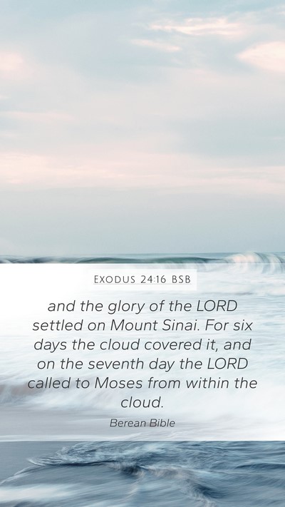 Exodus 24:16 BSB Bible Verse Image