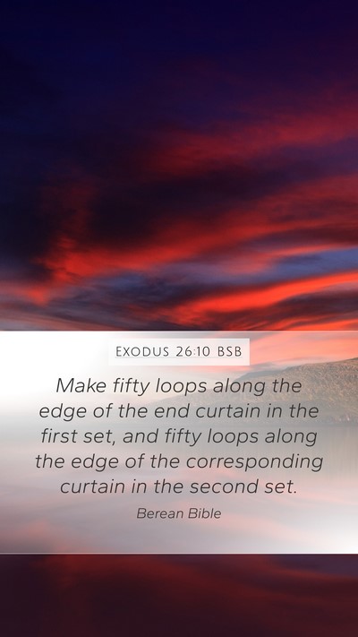 Exodus 26:10 BSB Bible Verse Image