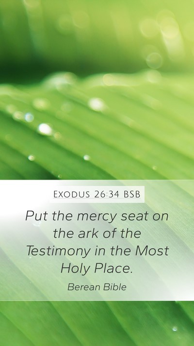 Exodus 26:34 BSB Bible Verse Image