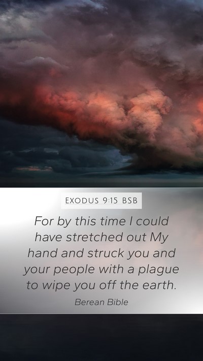 Exodus 9:15 BSB Bible Verse Image