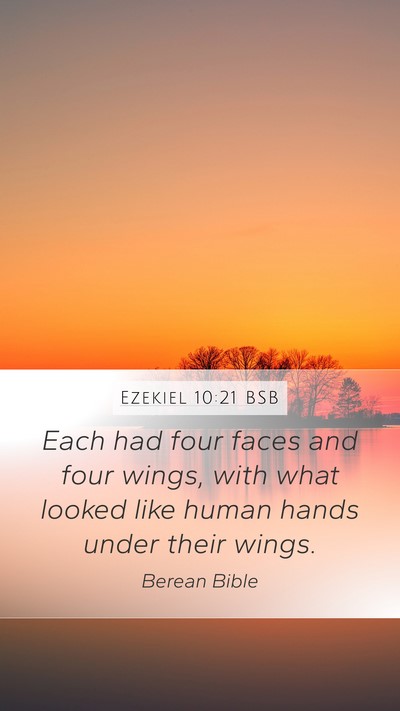 Ezekiel 10:21 BSB Bible Verse Image