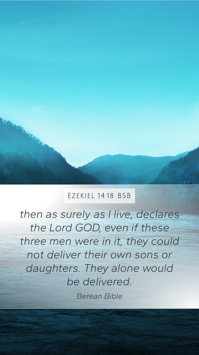 Ezekiel 14:18 BSB Bible Verse Image