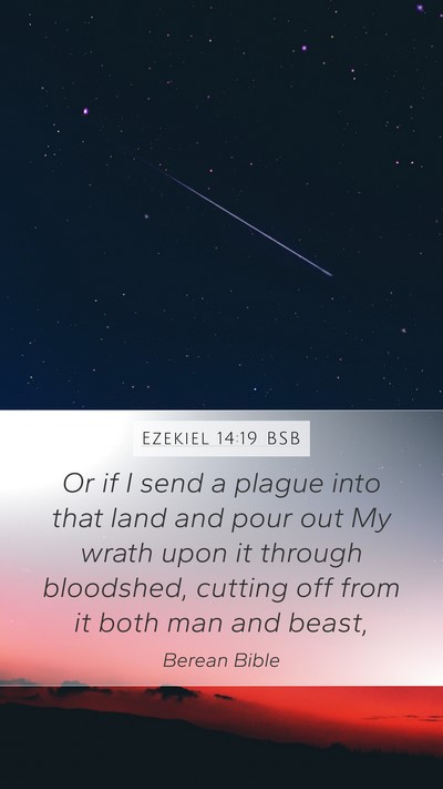 Ezekiel 14:19 BSB Bible Verse Image