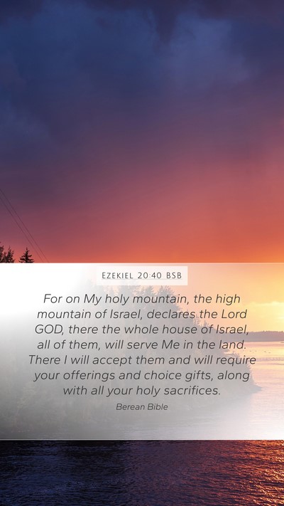 Ezekiel 20:40 BSB Bible Verse Image