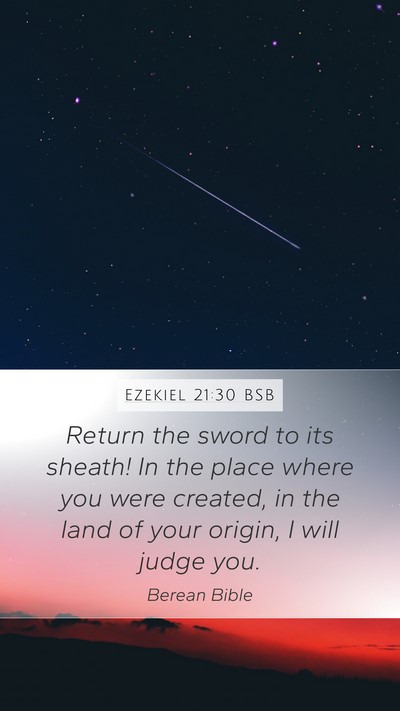 Ezekiel 21:30 BSB Bible Verse Image