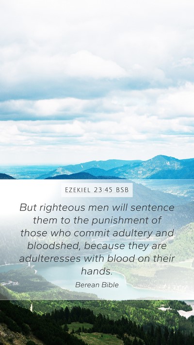 Ezekiel 23:45 BSB Bible Verse Image