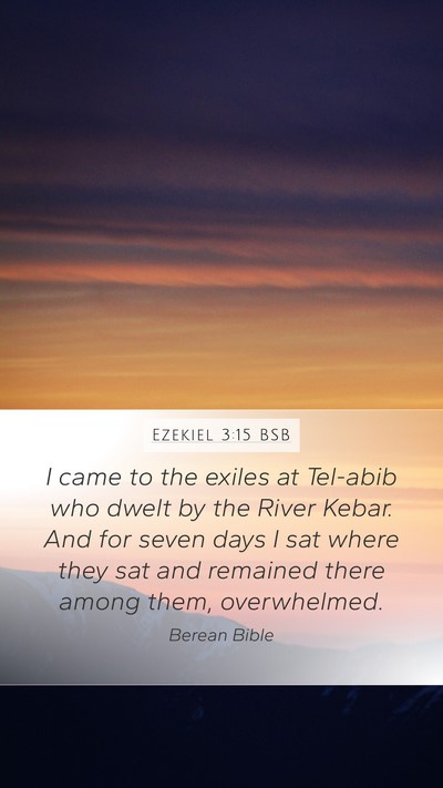 Ezekiel 3:15 BSB Bible Verse Image