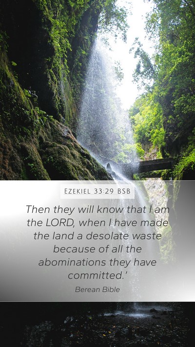 Ezekiel 33:29 BSB Bible Verse Image