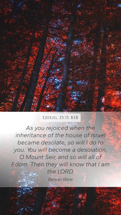 Ezekiel 35:15 BSB Bible Verse Image