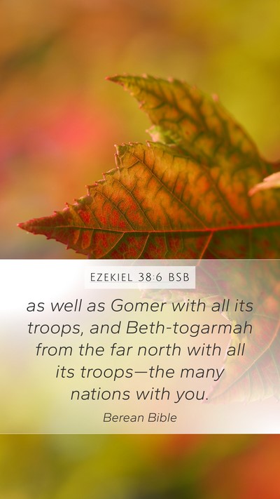 Ezekiel 38:6 BSB Bible Verse Image