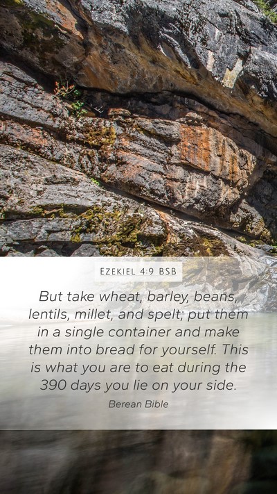 Ezekiel 4:9 BSB Bible Verse Image
