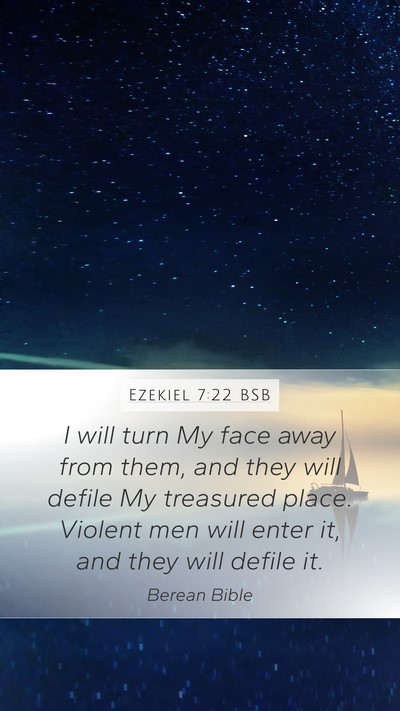 Ezekiel 7:22 BSB Bible Verse Image