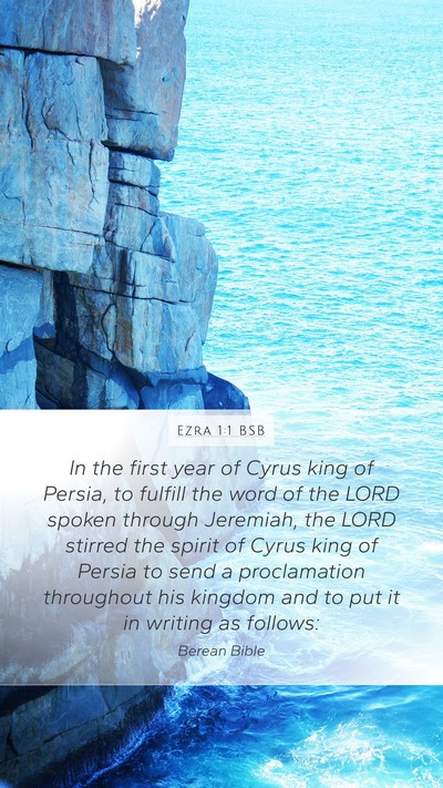 Ezra 1:1 BSB Bible Verse Image
