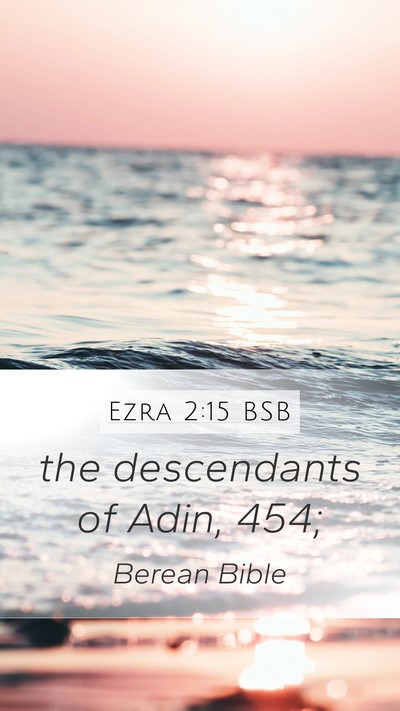 Ezra 2:15 BSB Bible Verse Image