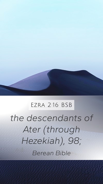 Ezra 2:16 BSB Bible Verse Image