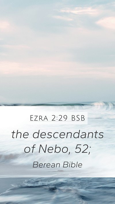 Ezra 2:29 BSB Bible Verse Image