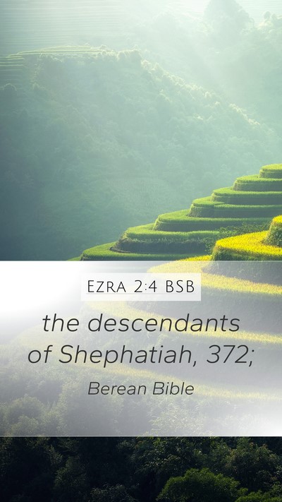 Ezra 2:4 BSB Mobile Phone Wallpaper - the descendants of Shephatiah, - Mobile Bible Verse Wallpaper