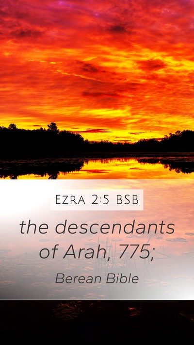 Ezra 2:5 BSB Bible Verse Image