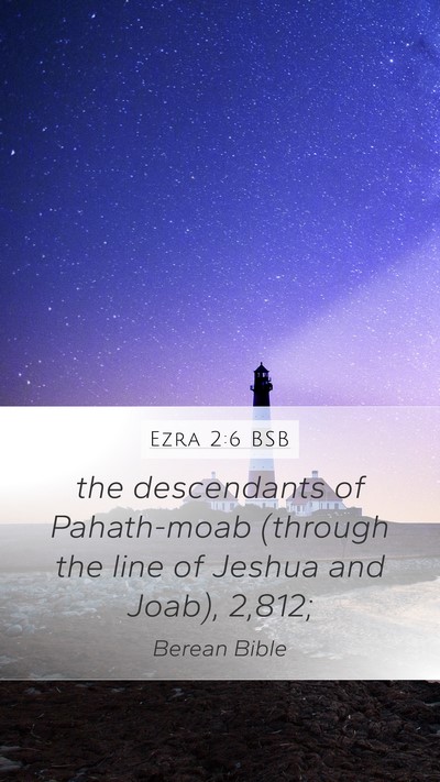 Ezra 2:6 BSB Bible Verse Image