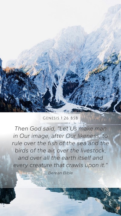 Genesis 1:26 BSB Bible Verse Image