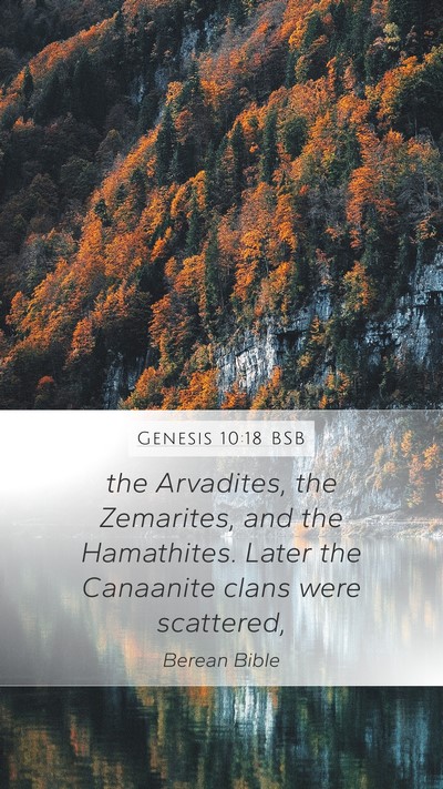 Genesis 10:18 BSB Bible Verse Image