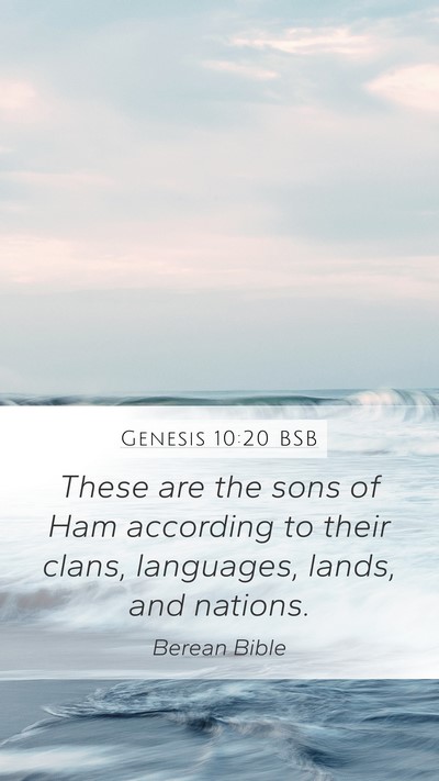 Genesis 10:20 BSB Bible Verse Image