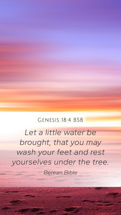Genesis 18:4 BSB Bible Verse Image