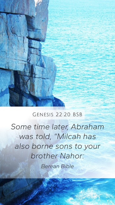 Genesis 22:20 BSB Bible Verse Image