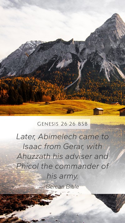 Genesis 26:26 BSB Bible Verse Image