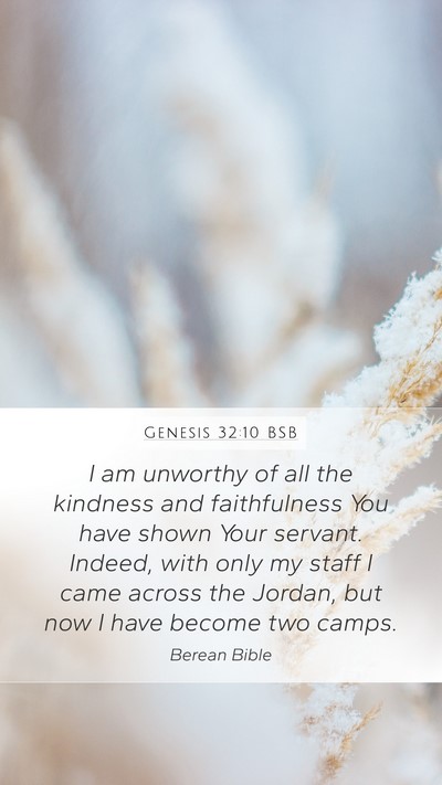 Genesis 32:10 BSB Bible Verse Image